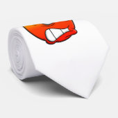 Emote Face Neck Tie Krawatte (Gerollt)