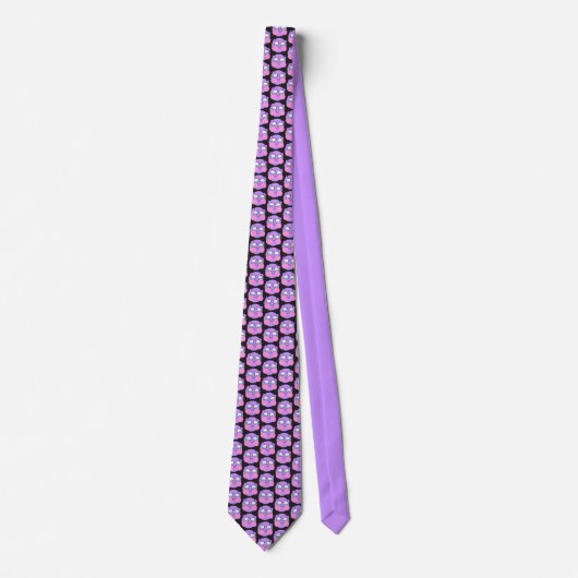 Emote Face Neck Tie Krawatte (Vorderseite)
