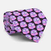 Emote Face Neck Tie Krawatte (Gerollt)