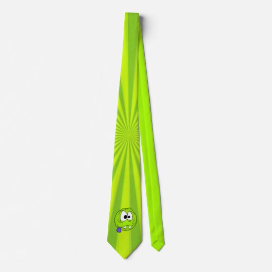 Emote Face Neck Tie Krawatte (Vorderseite)