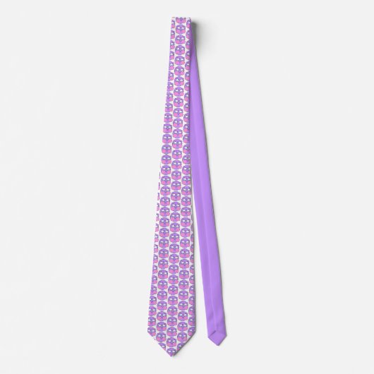 Emote Face Neck Tie Krawatte (Vorderseite)