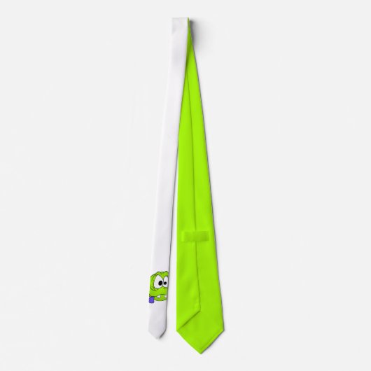 Emote Face Neck Tie Krawatte (Rückseite)