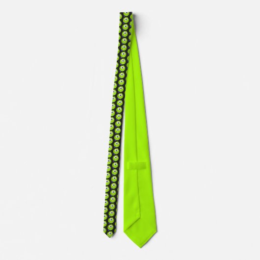 Emote Face Neck Tie Krawatte (Rückseite)