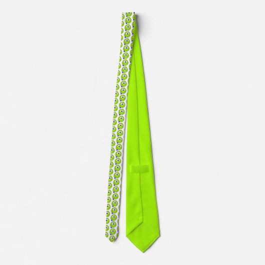 Emote Face Neck Tie Krawatte (Rückseite)