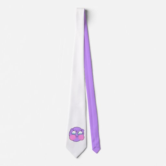 Emote Face Neck Tie Krawatte (Vorderseite)