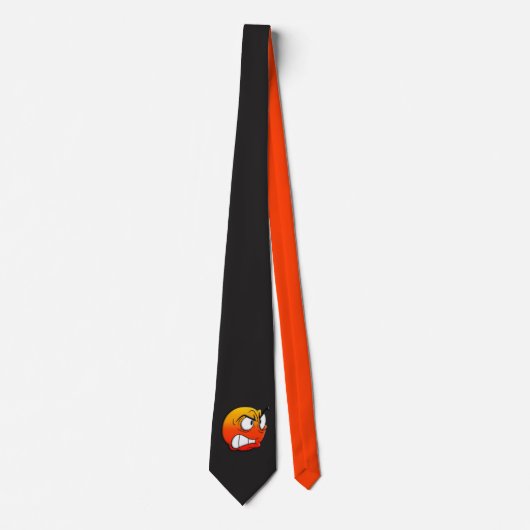 Emote Face Neck Tie Krawatte (Vorderseite)
