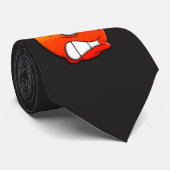 Emote Face Neck Tie Krawatte (Gerollt)