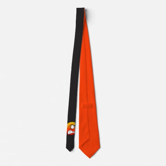 Emote Face Neck Tie Krawatte (Rückseite)
