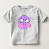 Emote Face Toddler Fine Jersey T - Shirt (Vorderseite)