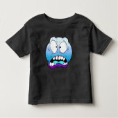 Emote Face Toddler Fine Jersey T - Shirt (Vorderseite)