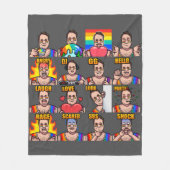 Emotes Fleece Blanket (Vorderseite)