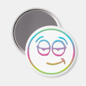 Emoticon " Chillin " Magnet (Vorderseite/Rückseite)
