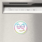 Emoticon " Chillin " Magnet (In Situ (Geschirrspüler))