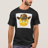 Emoticon-Cowboy T-Shirt (Vorderseite)