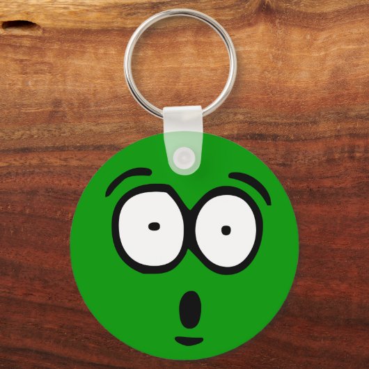 Emoticon Customizable Background Schlüsselanhänger (Vorderseite)