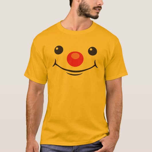 Emoticon die rote Nase T-Shirt (Vorderseite)