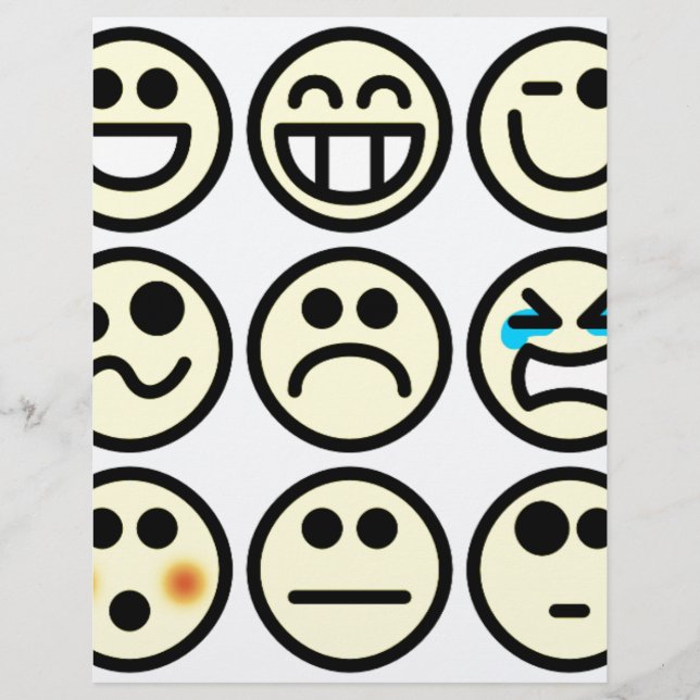 Emoticon-glückliches Gesicht (Vorderseite)