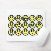 Emoticon-glückliches Gesicht Mousepad (Mit Mouse)