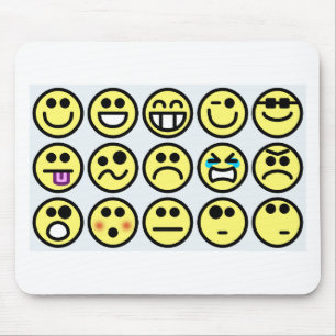 Emoticon-glückliches Gesicht Mousepad