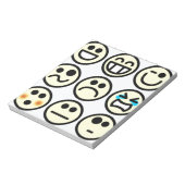 Emoticon-glückliches Gesicht Notizblock (Rotiert)