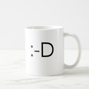 Emoticon - Grinsen Kaffeetasse