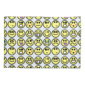 Emoticon Happenkissen Kissenbezug (Rückseite)