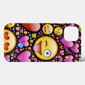 Emoticon Herz Case-Mate iPhone Hülle (Rückseite (Horizontal))
