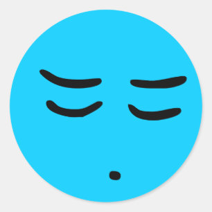 Emoticon individuell anpassbare Hintergrundaufkleb Runder Aufkleber