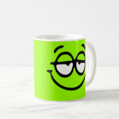 Emoticon-kundengerechte Hintergrund-Tasse Kaffeetasse (VorderseiteRechts)