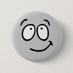 Emoticon-kundengerechter Hintergrund-Knopf Button