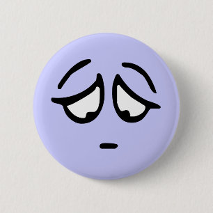 Emoticon-kundengerechter Hintergrund-Knopf Button
