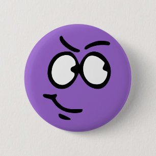 Emoticon-kundengerechter Hintergrund-Knopf Button
