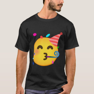 Emoticon Partying Face Geburtstag T-Shirt