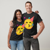 Emoticon Partying Face Geburtstags-T - Shirt (Unisex)