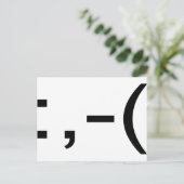 Emoticon Postkarte (Stehend Vorderseite)