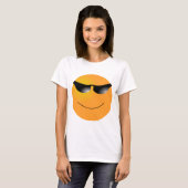 Emoticon-Sonnenbrille T-Shirt (Vorne ganz)