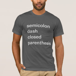 Emoticon Wink T-Shirt