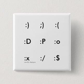 Emoticonknopf Button