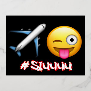 Emoticons Folien Feiertagspostkarte