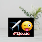 Emoticons Folien Feiertagspostkarte (Stehend vorne)