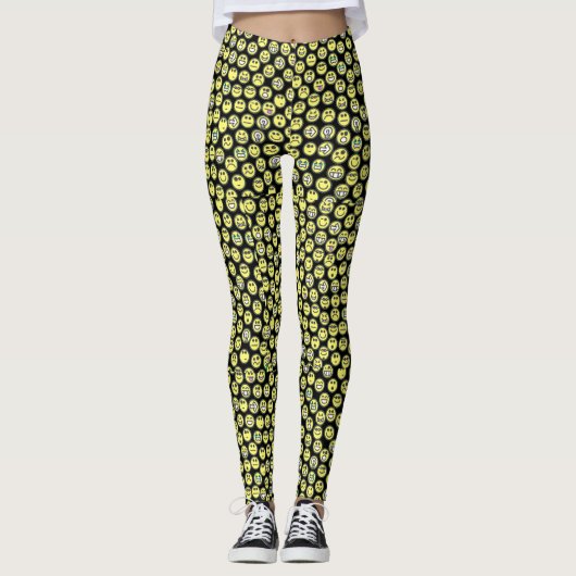 EMOTICONS LEGGINGS (Vorderseite)