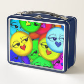 Emoticons Metall Lunch Box (Vorderseite)