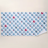 Emoticons Strandtuch (Vorderseite)