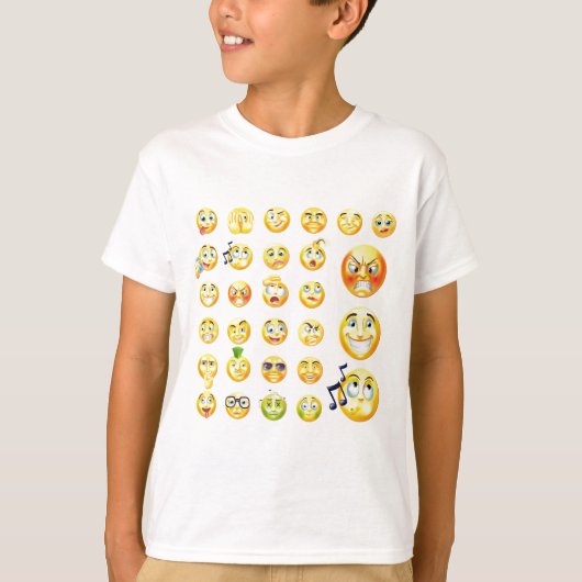 Emoticons T-Shirt (Vorderseite)