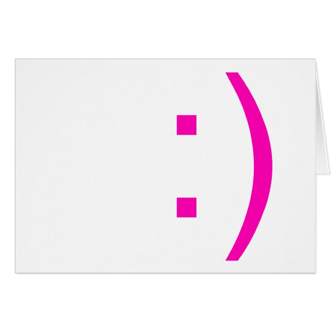 Emotikkarte (Vorderseite (Horizontal))
