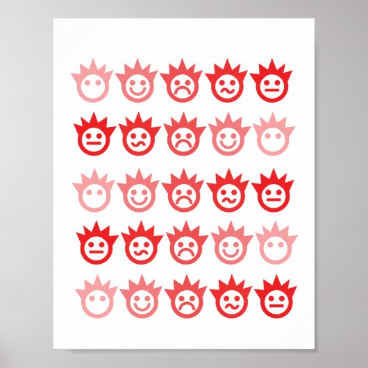 Emotion Faces Poster (Vorne)