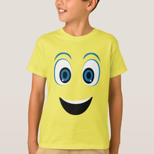 Emotion Joy Happy Smile Face T-Shirt (Vorderseite)