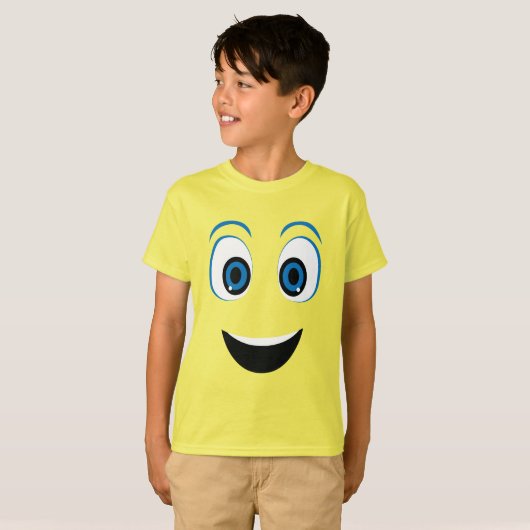 Emotion Joy Happy Smile Face T-Shirt (Vorne ganz)