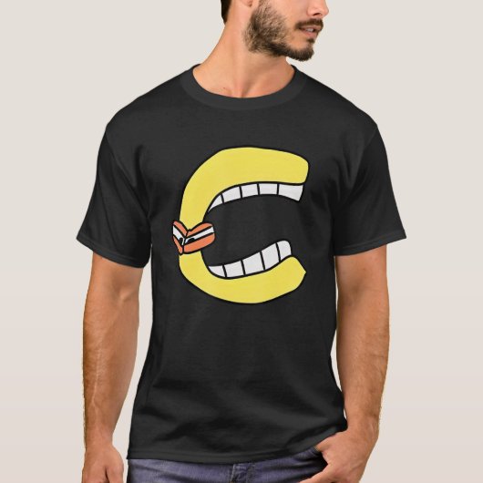 Emotion Letter C Alphabet Lore T-Shirt (Vorderseite)