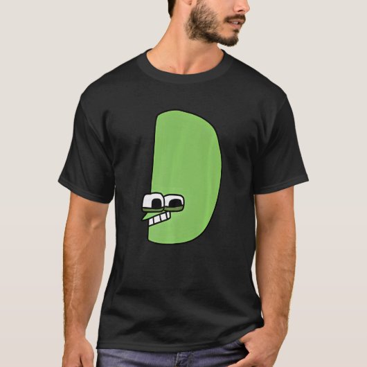 Emotion Letter D Alphabet Lore T-Shirt (Vorderseite)